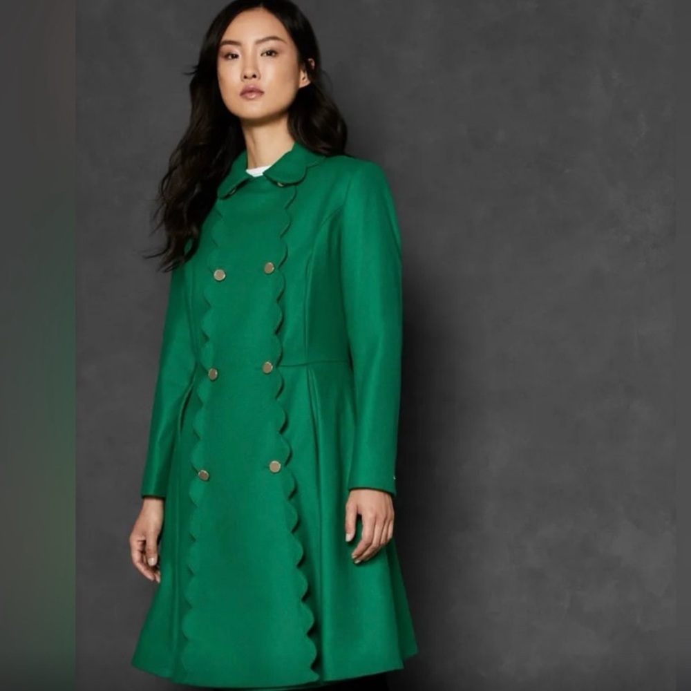 Rare limited edition Ted Baker London Blarnch wool blend swing coat